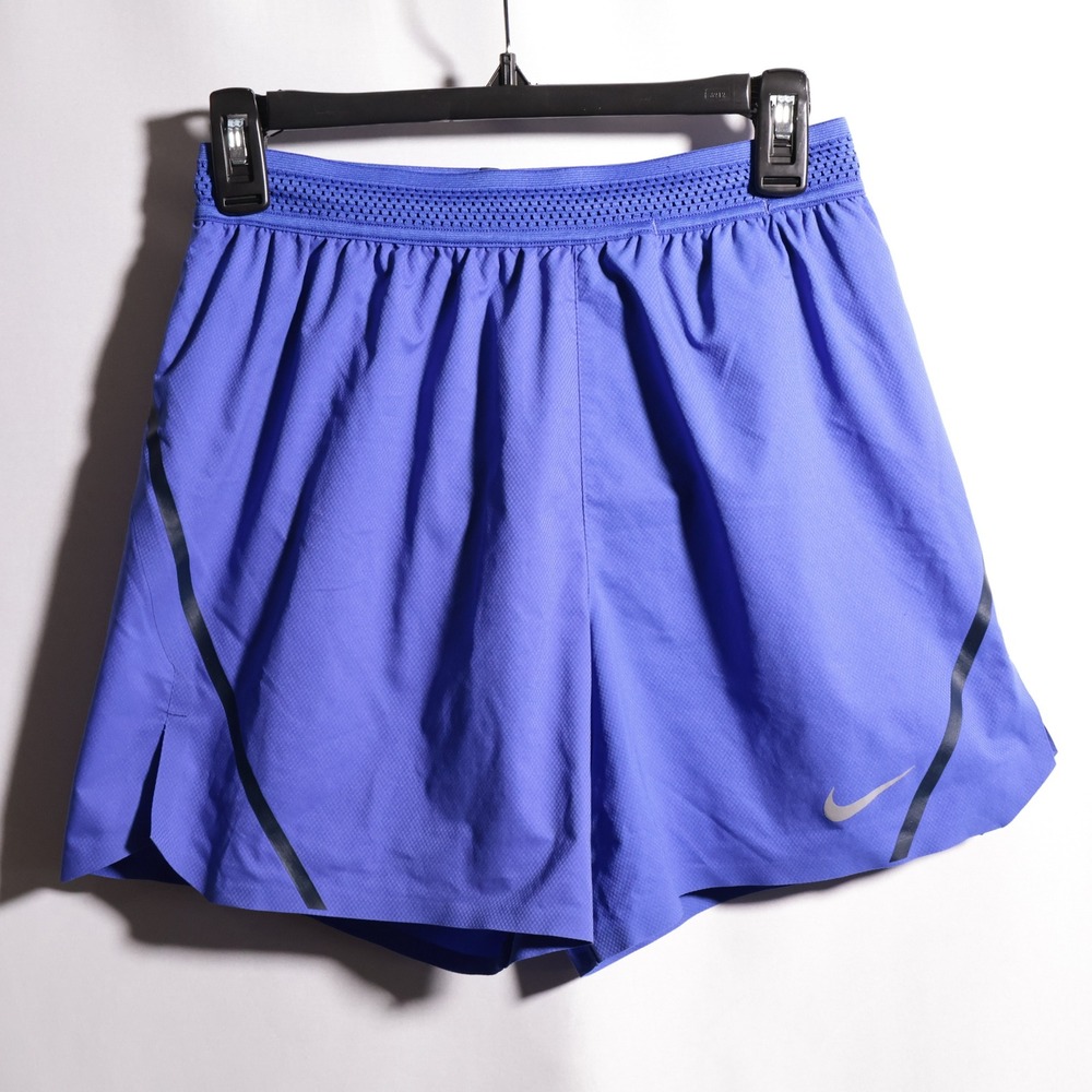 Nike Women's Athletic Shorts in Periwinkle with Black Accents